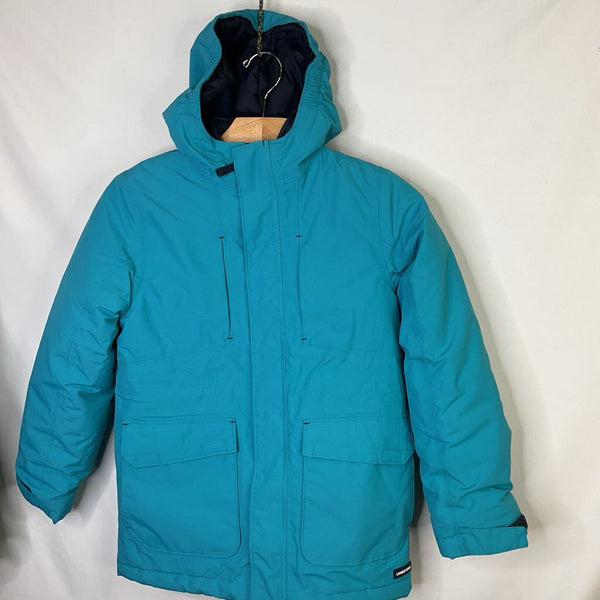 Size 8: Lands' End Blue 3-in-1 Insulated Winter Coat