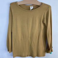 Size 4: Kate Quinn Tan Bamboo Long Sleeve Shirt