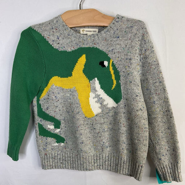 Size 2: Tucker + Tate Gray/Multi Dino Sweater