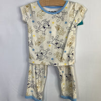 Size 3: Bluey Yellow/Blue Character 2pc PJs