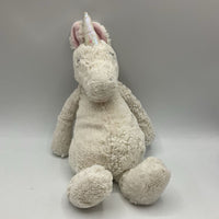Jellycat White Bashful Unicorn Plush