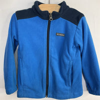 Size 4: Columbia Two Tone Blue Fleece Zip-Coat
