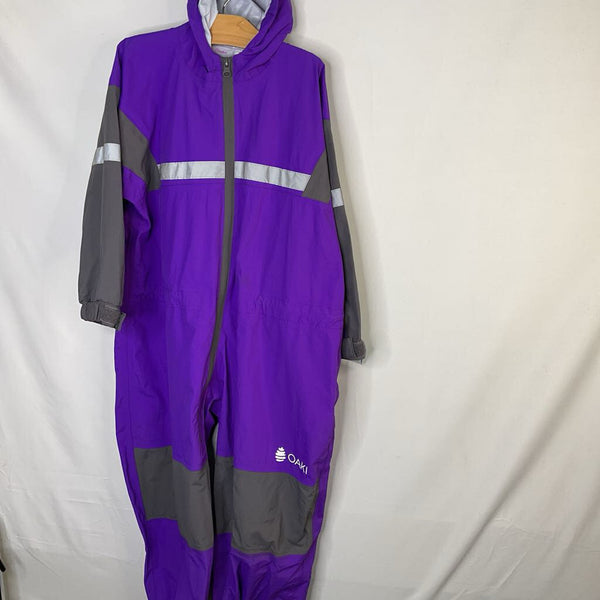 Size 6-7: Oaki Purple/Gray Rain Suit