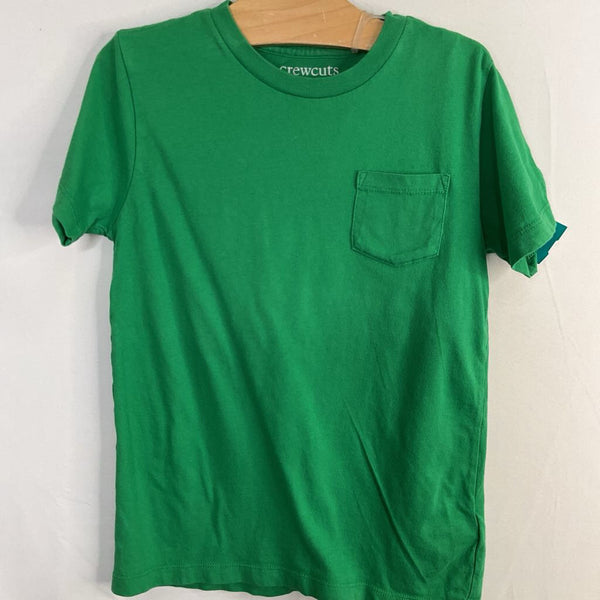 Size 6-7: Crewcuts Green Pocket T-Shirt