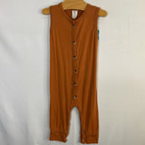 Size 6-12m: Kate Quinn Orange Bamboo Tank Romper