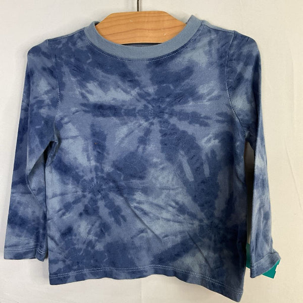 Size 2: Old Navy Blue Tie Dye Long Sleeve Shirt