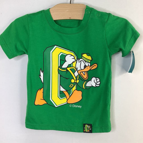 Size 6m: Green/Yellow UO Ducks T-Shirt