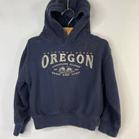 Size 2-4: Prairie Mountain Navy/Gray Rockaway Pullover Hoodie