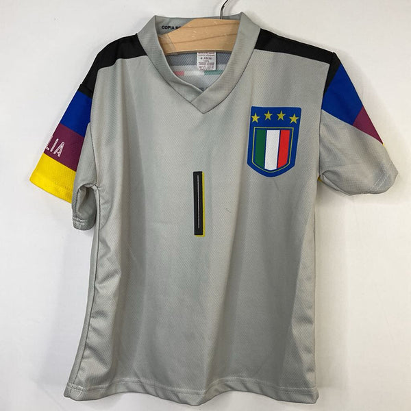 Size 4: Gray Italian National Team Soccer Jersey