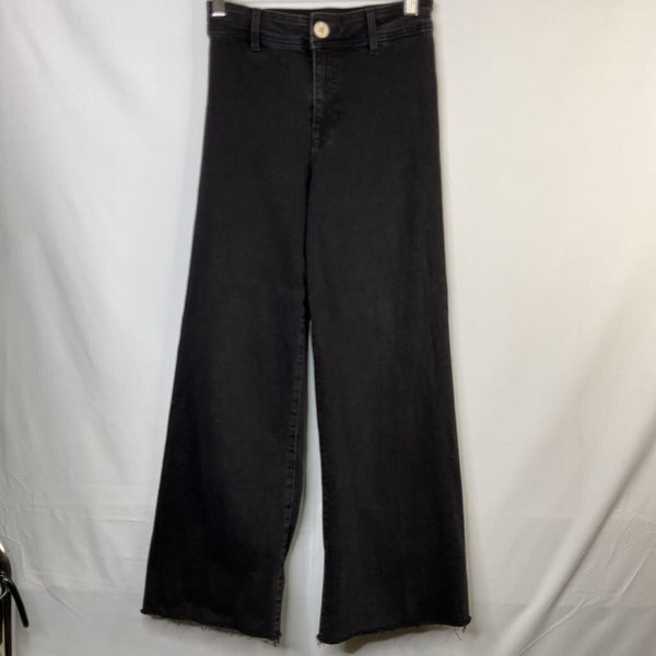 Size 10: Zara Black Adjustable Waist Jeans