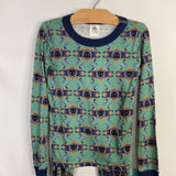Size 5 (110): Hanna Andersson Green/Purple/Orange Black Panther Organic Cotton 2pc PJs