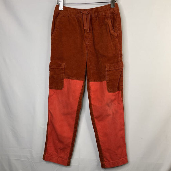 Size 6-7 (120): Hanna Andersson Orange Corduroy Drawstring Pants