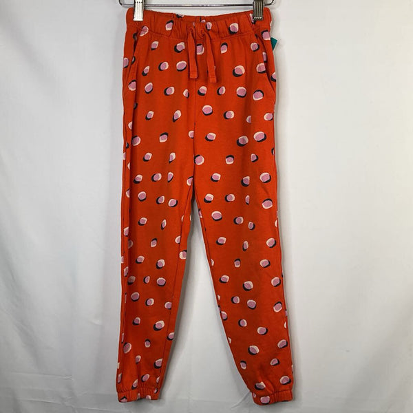 Size 5 (110): Hanna Andersson Red/ Piurple/Navy Spots Joggers