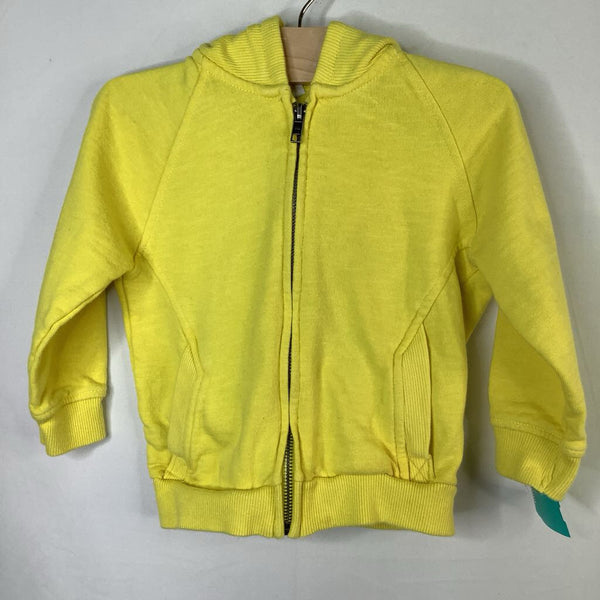 Size 2-3: Zara Yellow Zip Hoodie