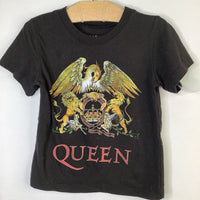 Size 3: Queen Black/Multi Logo T-Shirt