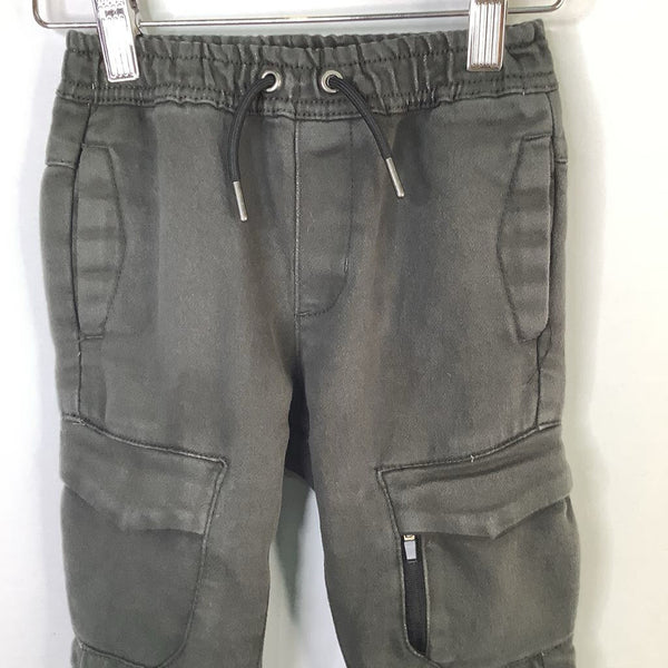 Size 2: Amsterdam Gray Cargo Sweatpants