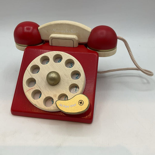 Le Toy Van Red Wooden Telephone