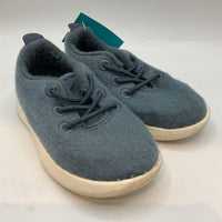 Size 6: Allbirds Blue Wool Lace-Up Sneakers