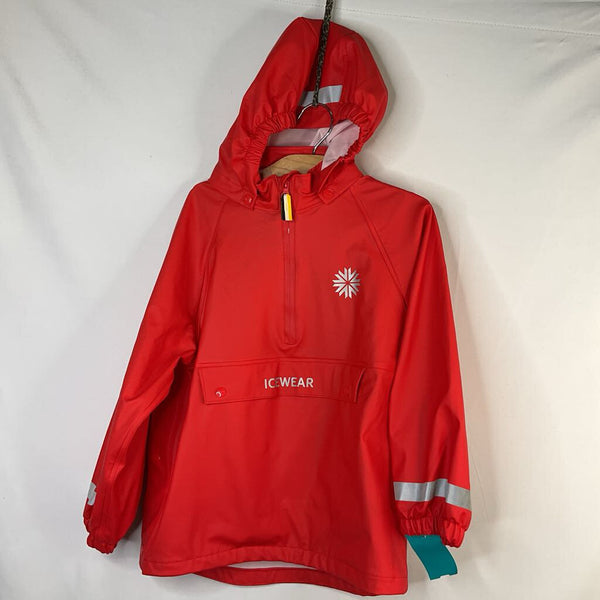 Size 5: Icewear Red 1/2 Zip Rain Hoodie REDUCED