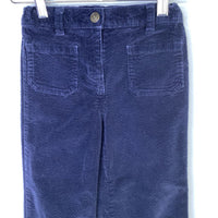 Size 7: Crewcuts Navy Corduroy Soft Waist Flare Pants