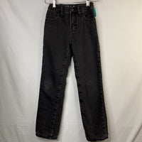 Size 8: Gap Black Fleece Lined Adjustable Waist Jeans