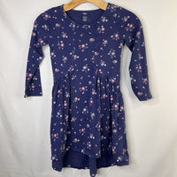 Size 7: Tea Navy/Multi Floral Long Sleeve Dress