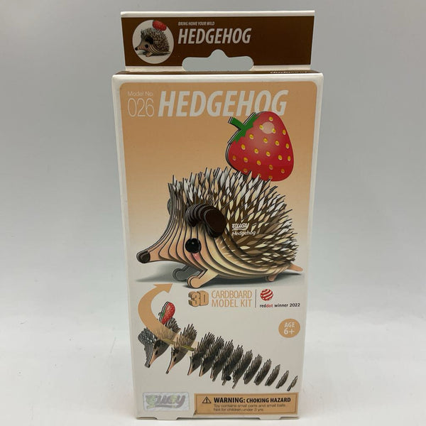 Hedgehog 3D Cardboard Modeling Kit