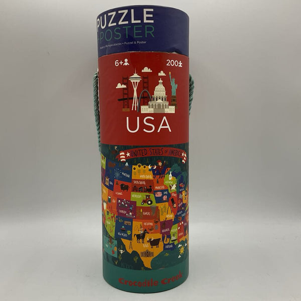 Crocodile Creek 200pc USA Puzzle