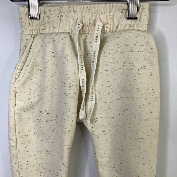 Size 2: Jamie Kay Beige/Brown Speckled Sweatpants