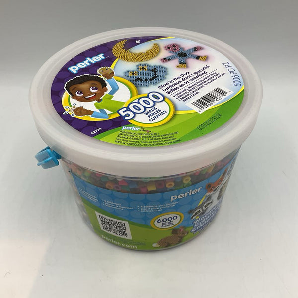 Bin of Perler Beads