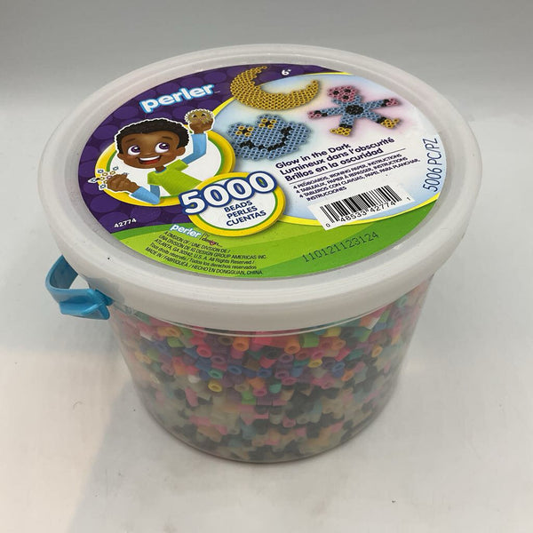 Bin of Perler Beads