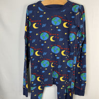 Size 10 (140): Hanna Andersson Navy Space 2pc PJs