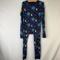 Size 10 (140): Hanna Andersson Navy Space 2pc PJs