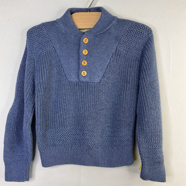 Size 3: Na Nin Blue Henley Sweater