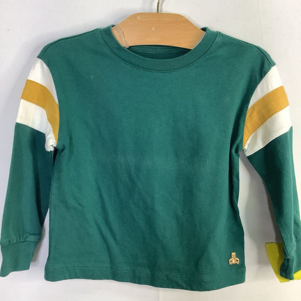 Size 2: Gap Green/White/Yellow Long Sleeve Shirt