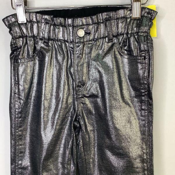 Size 5: Gap Silver Metallic Soft Waist Pants