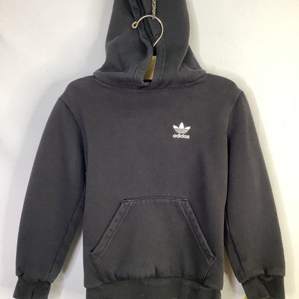 Size 4-6: Adidas Black/White Pullover Hoodie