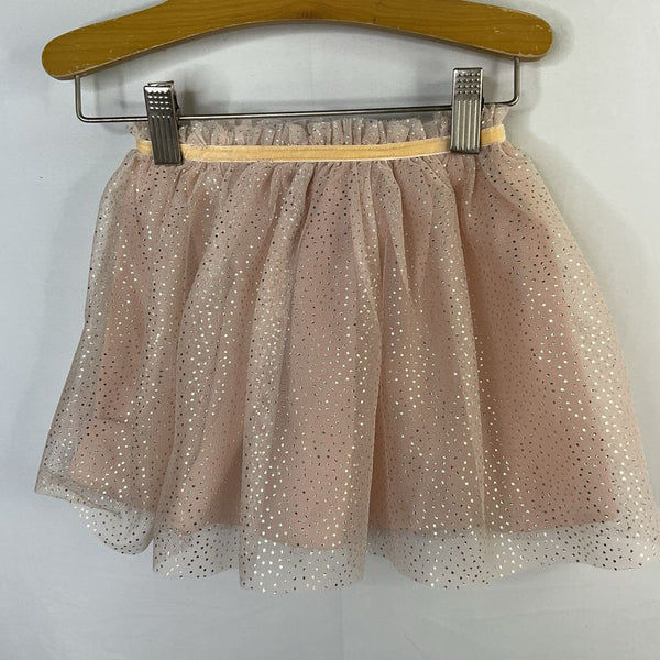 Size 2-3: Zara Pink/Silver Dots Tulle Skirt