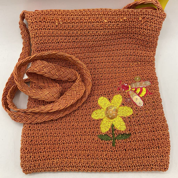 Carlo D'Santi Orange Butterfly Purse