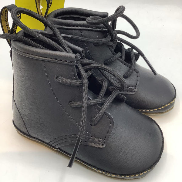 Size 3: Dr. Marten's Black Crib Booties
