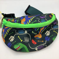Loqi Green/Colorful Dinos Fanny Pack