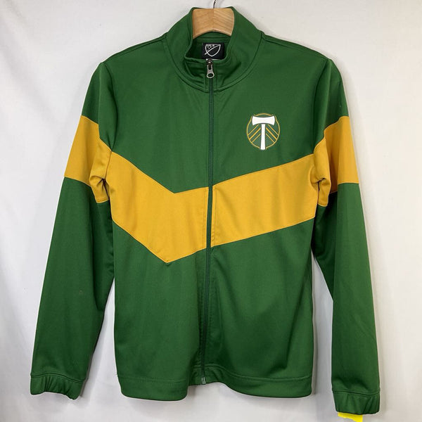 Size 10-12: MLS Green/Yellow Portland Timbers Track Jacket