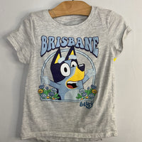 Size 4-5: Bluey Gray/Multi Brisbane T-Shirt