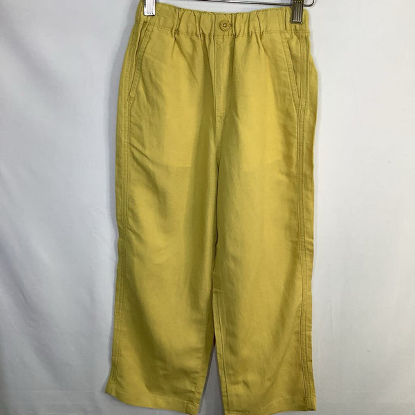 Size 5-6: Uniqlo Yellow Soft Waist Wide Leg Pants