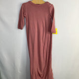 Size 6-12m: NUI Pink Merino Wool Nightgown