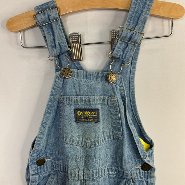 Size 3: OshKosh Light Wash Blue Denim Overalls