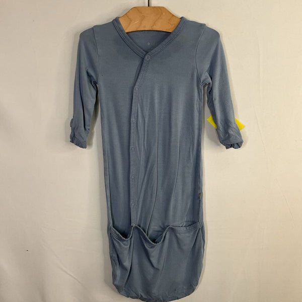 Size 3-6m: Kyte Baby Blue Bamboo Bundler Nightgown REDUCED