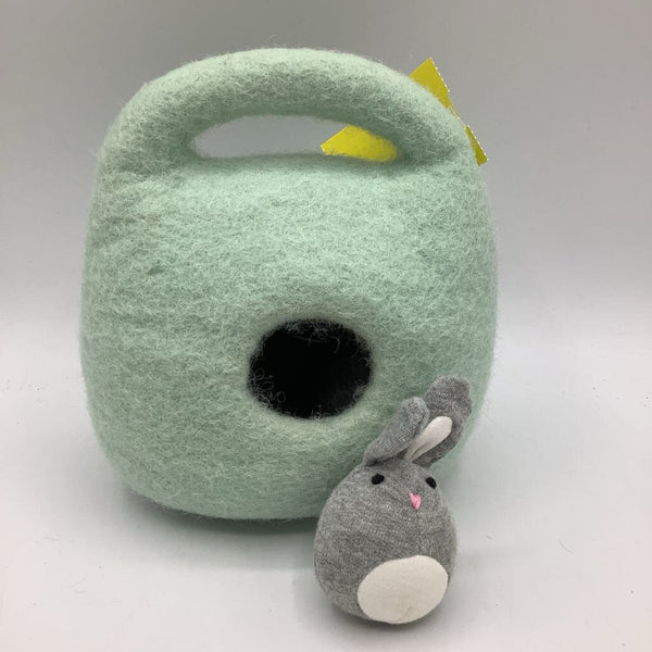 Lovevery Bunnies in a Felt Burrow