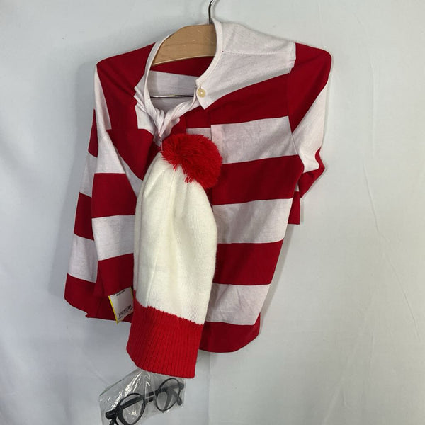 Size 5-6: 3pc Where's Waldo Costume