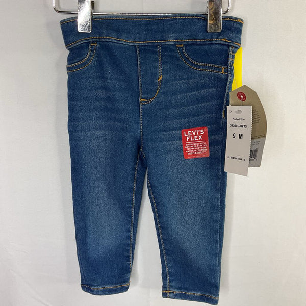 Size 9m: Levi's Blue Adjustable Waist Jeggings NEW w/ Tags
